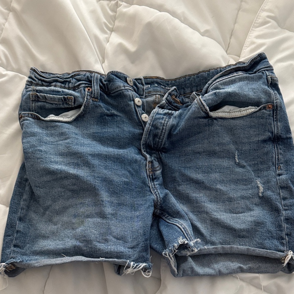 Old Navy Distressed Blue Jean Shorts
